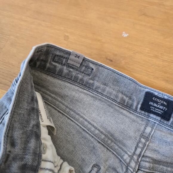 Citizens of Humanity Rocket Crop High-Rise Skinny – Salt Stone, Size 24 - Picture 6 of 13